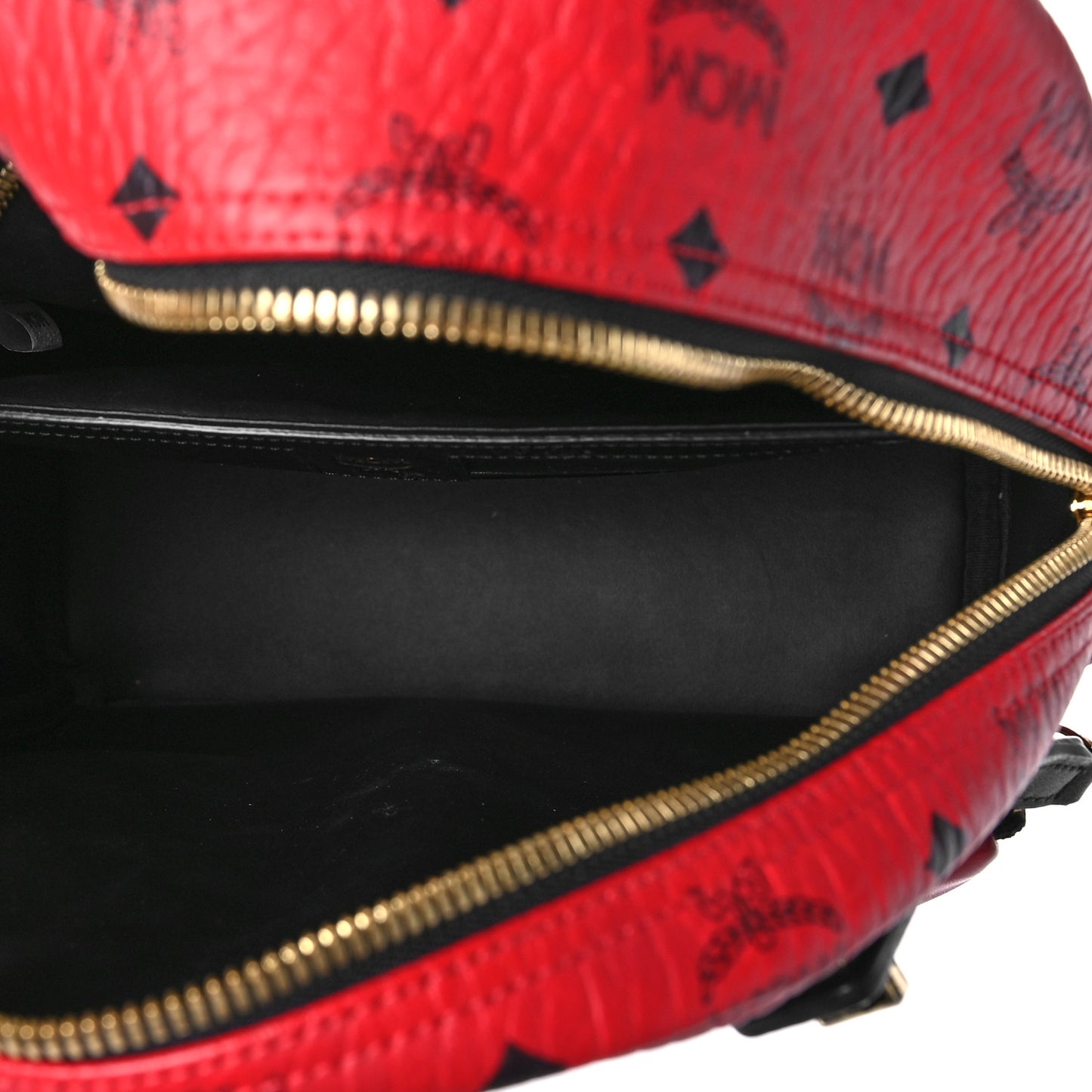 Visetos Studded Small Dual Stark Backpack Ruby Red