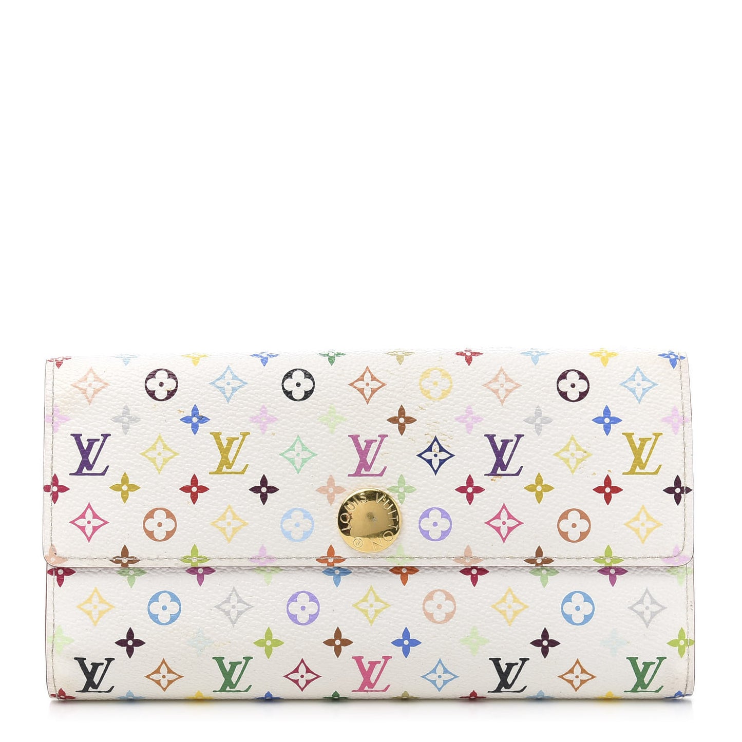 Monogram Multicolor Sarah Wallet White Grenade