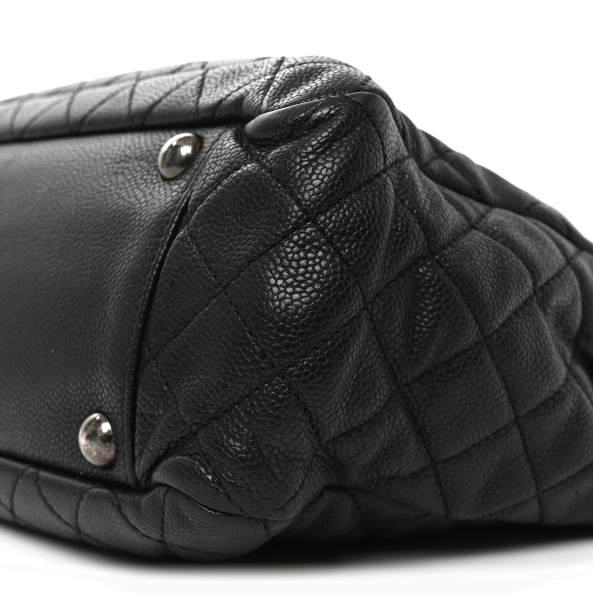 Chanel Caviar Quilted Small Shopping Tote Black 10 of 11