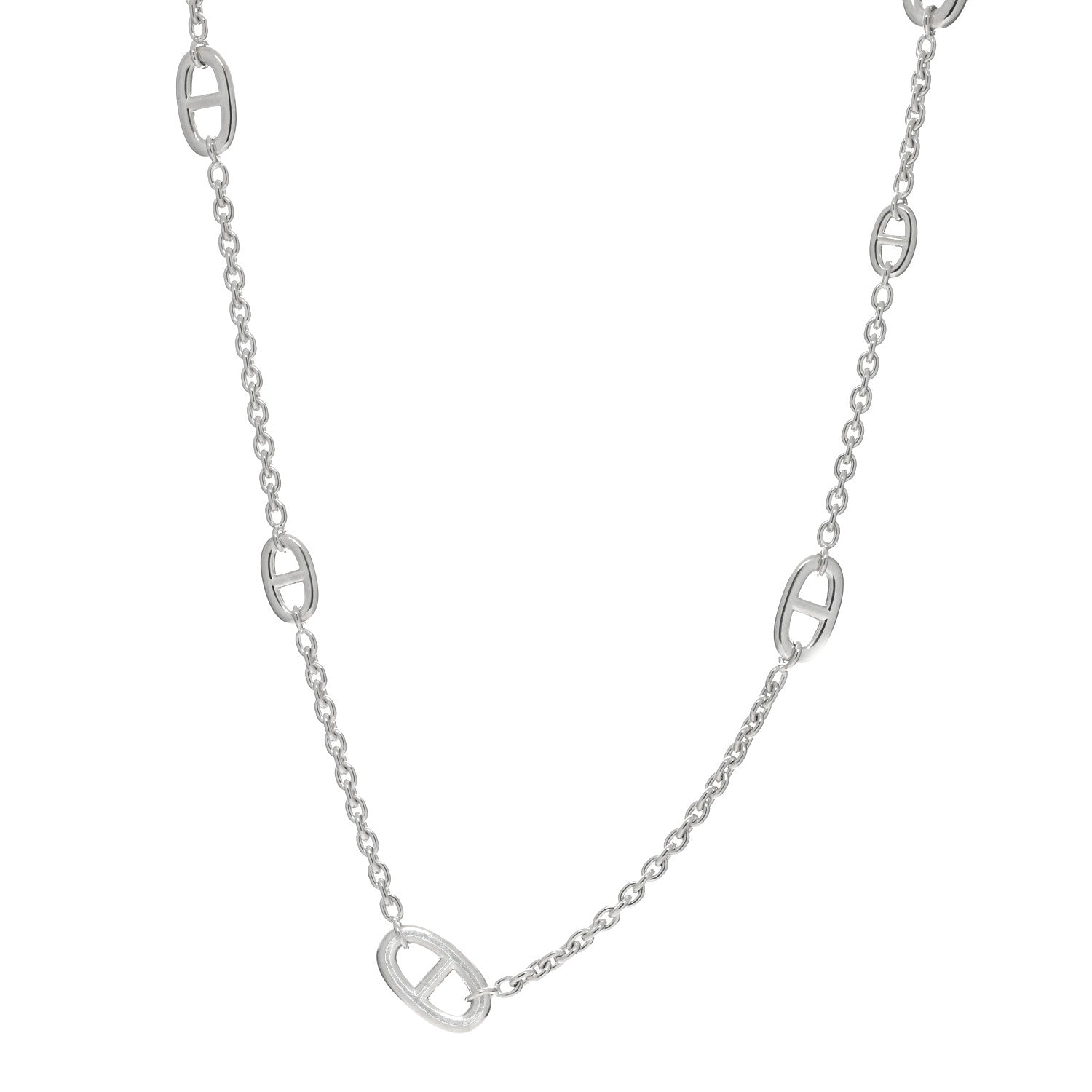 Hermes Sterling Silver Farandole Necklace 80 1 of 4