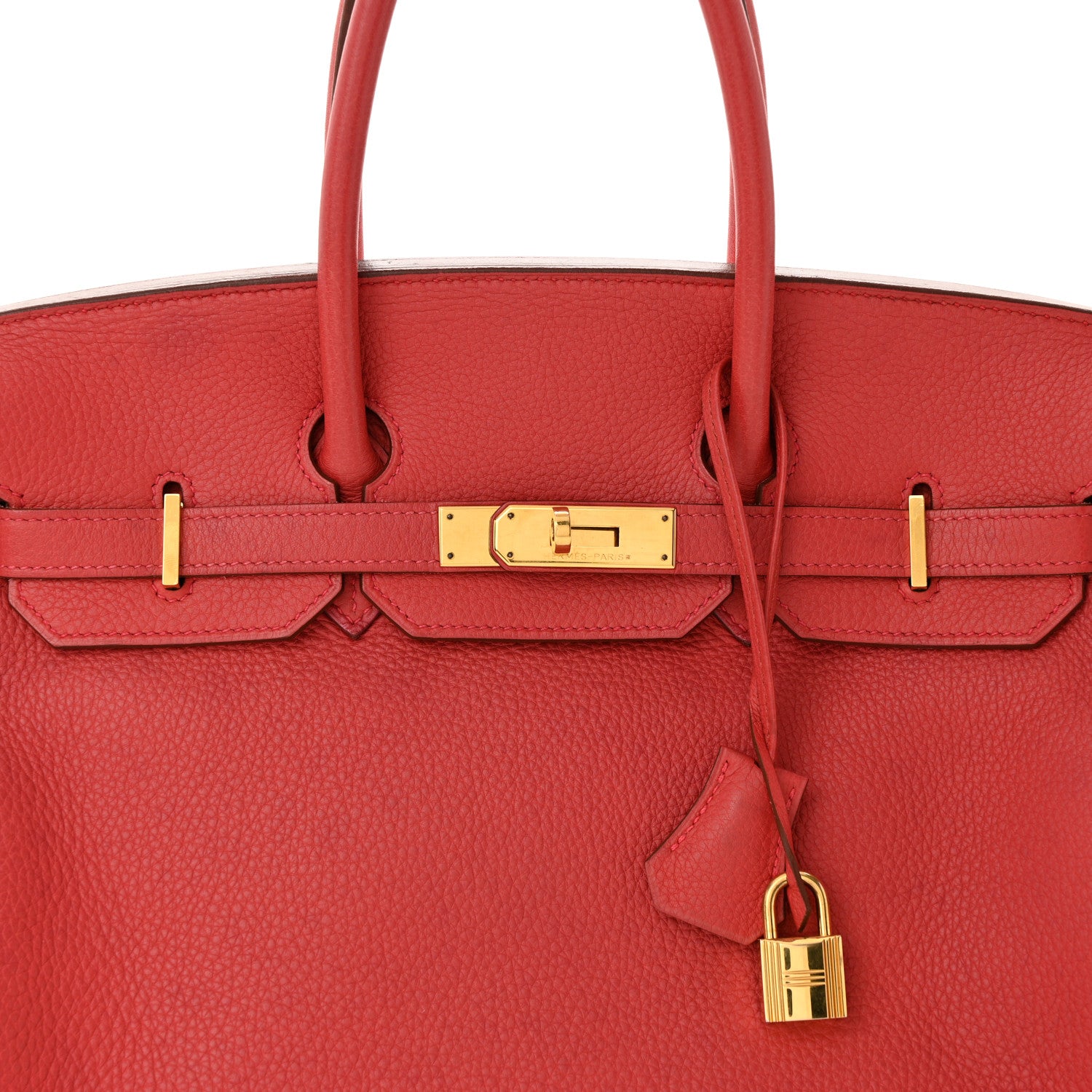 Hermes Taurillon Clemence Birkin 35 Bougainvillea 8 of 14