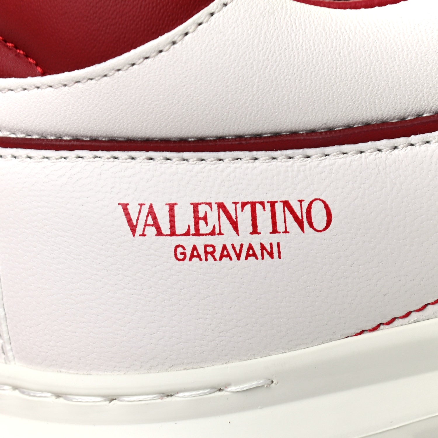Valentino Garavani Nappa Mens One Stud Low Top Sneakers 41 White Valentino Red 7 of 11