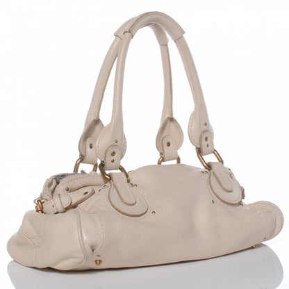 Chloe Leather Medium Paddington Satchel Craie 3 of 7