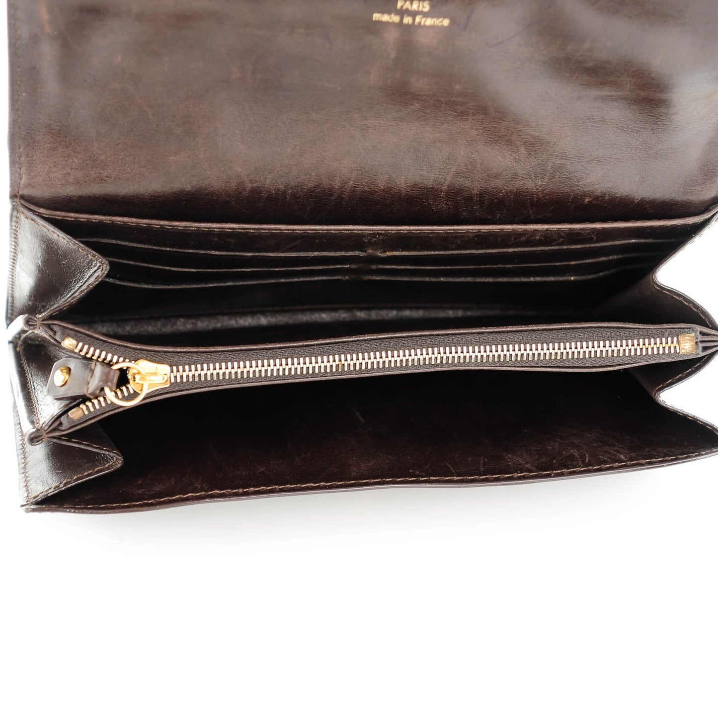 Monogram Charms Porte-Monnaie Wallet Brown