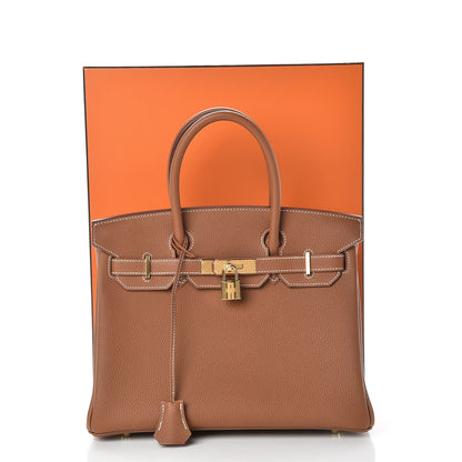 Hermes Togo Birkin 30 Gold 34 of 34