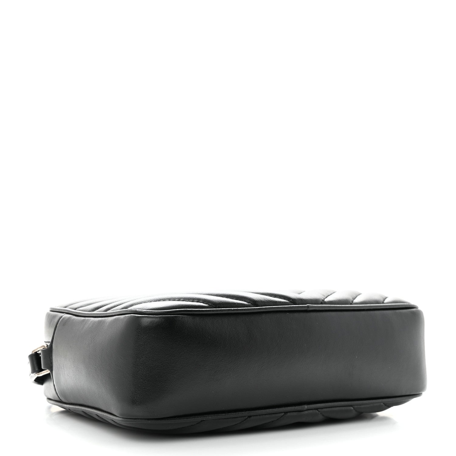 Saint Laurent Calfskin Matelasse Monogram Lou Camera Bag Black 4 of 14