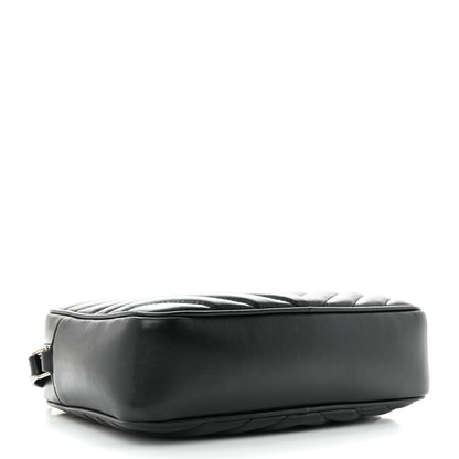 Saint Laurent Calfskin Matelasse Monogram Lou Camera Bag Black 4 of 14