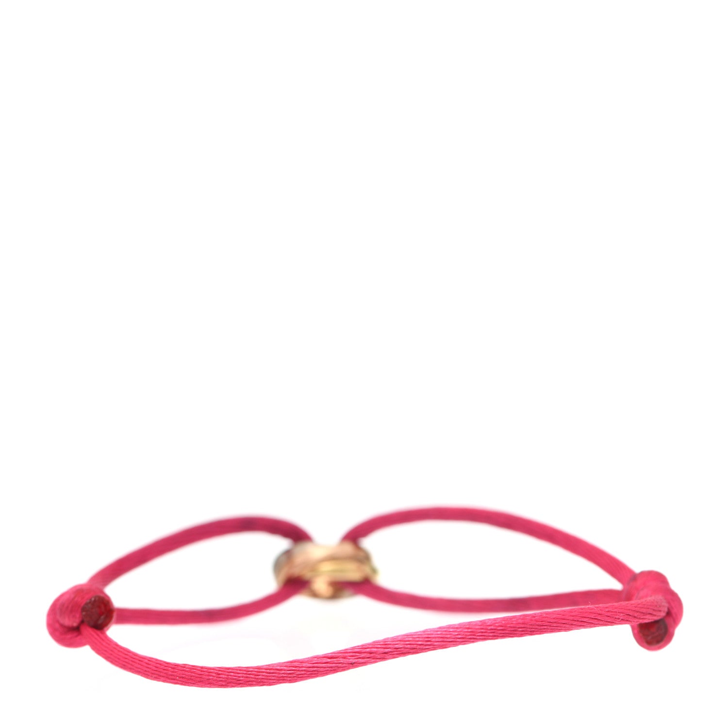Cartier 18K Pink Yellow White Gold Trinity Cord Bracelet Pink 3 of 7