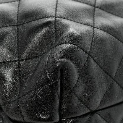 Saint Laurent Lambskin Quilted Maxi Icare Shopping Tote Black 11 of 12