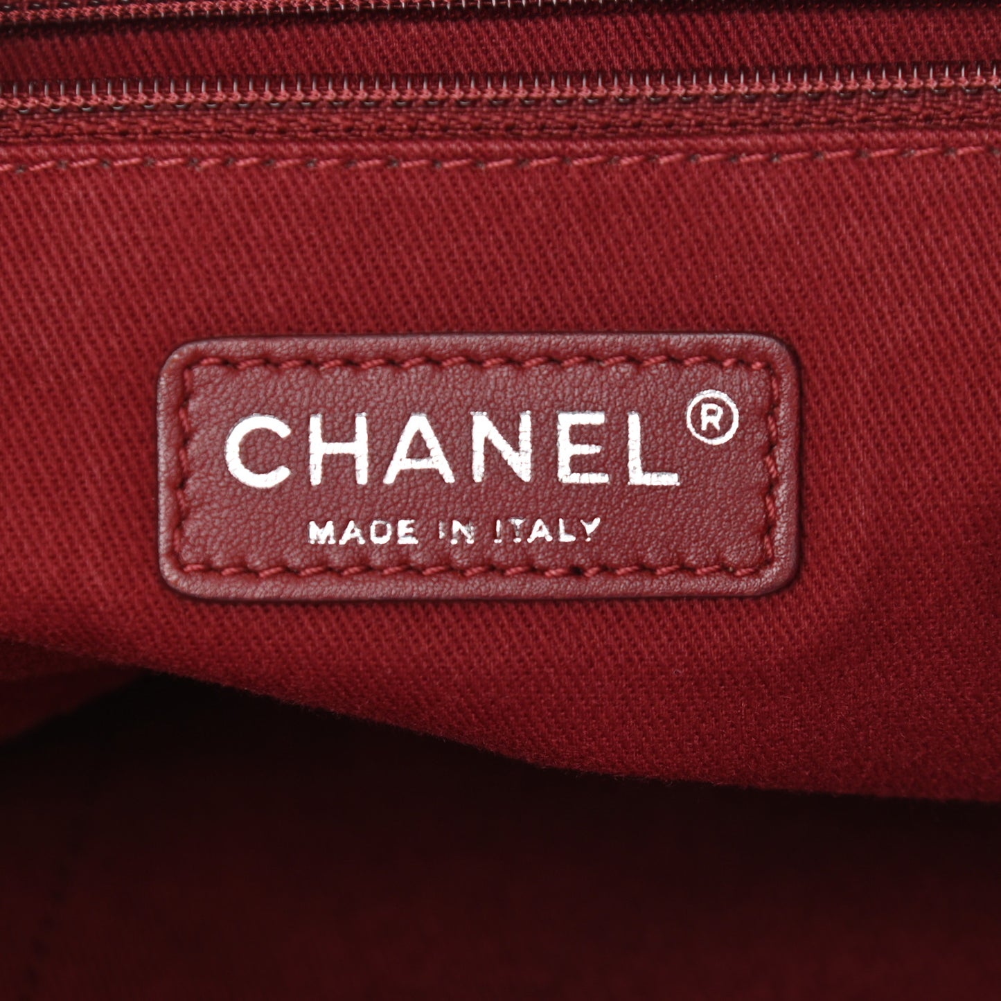 Canvas Small Deauville Tote Red