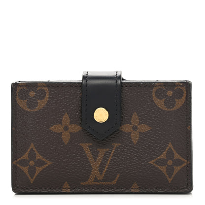 Louis Vuitton Monogram Gusset Card Holder Black 1 of 6