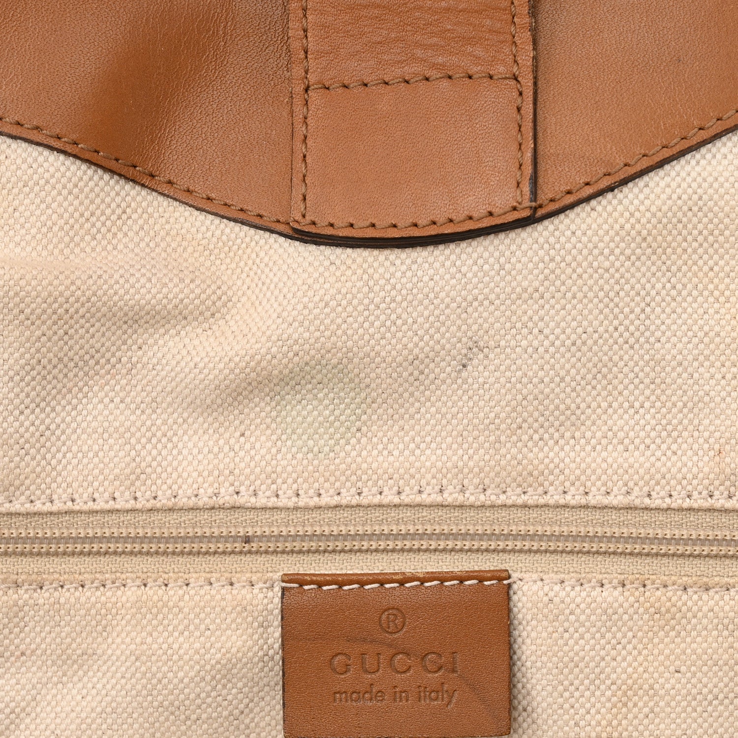 Gucci Denim Monogram Medium Sukey Tote Blue 14 of 20