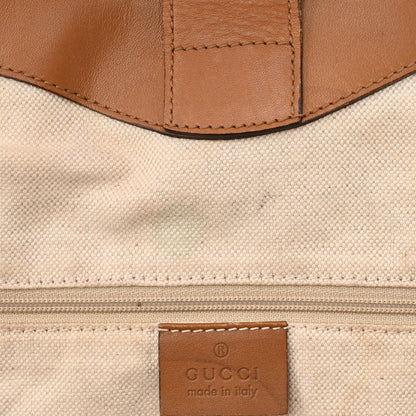 Gucci Denim Monogram Medium Sukey Tote Blue 14 of 20