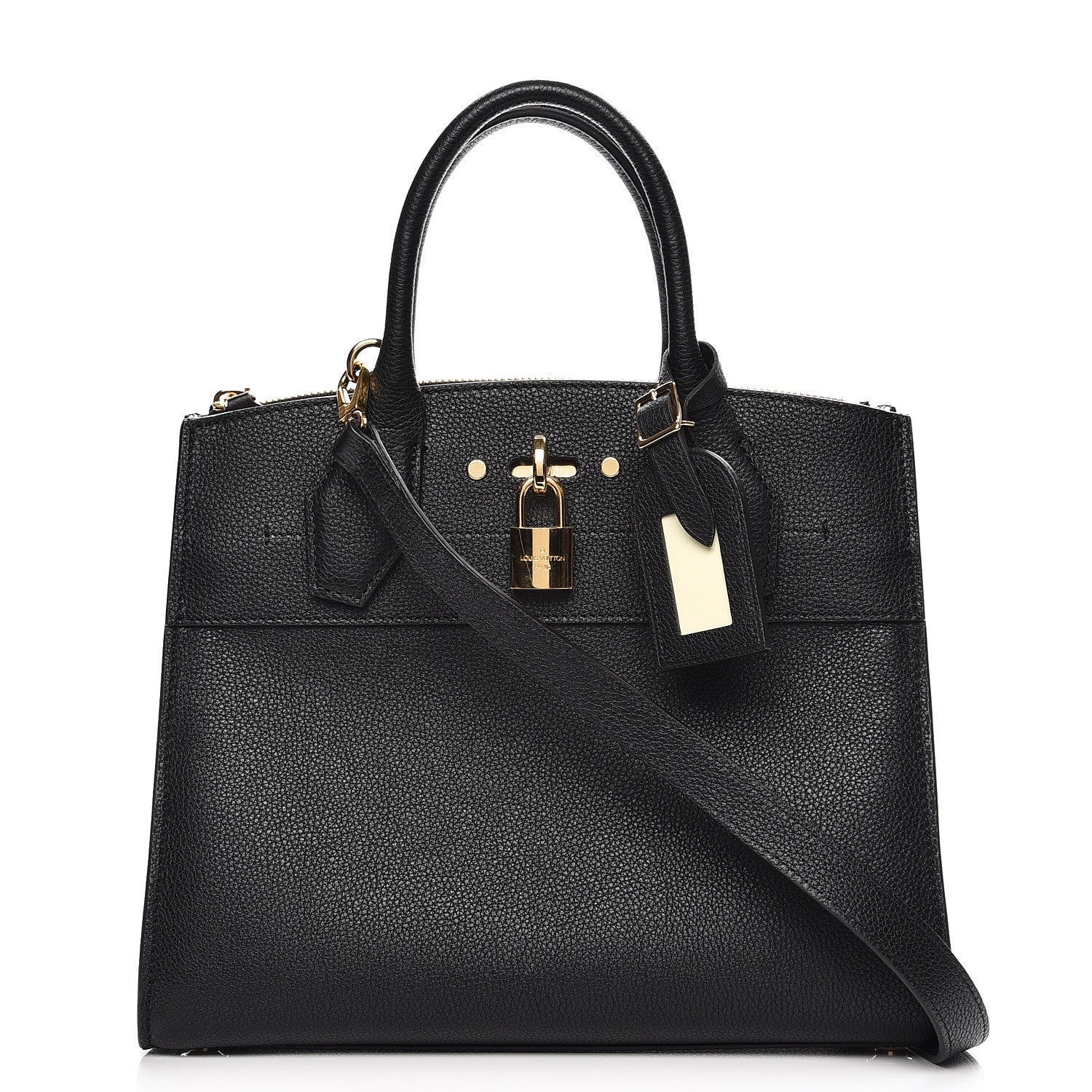Louis Vuitton Taurillon City Steamer PM Black 1 of 9