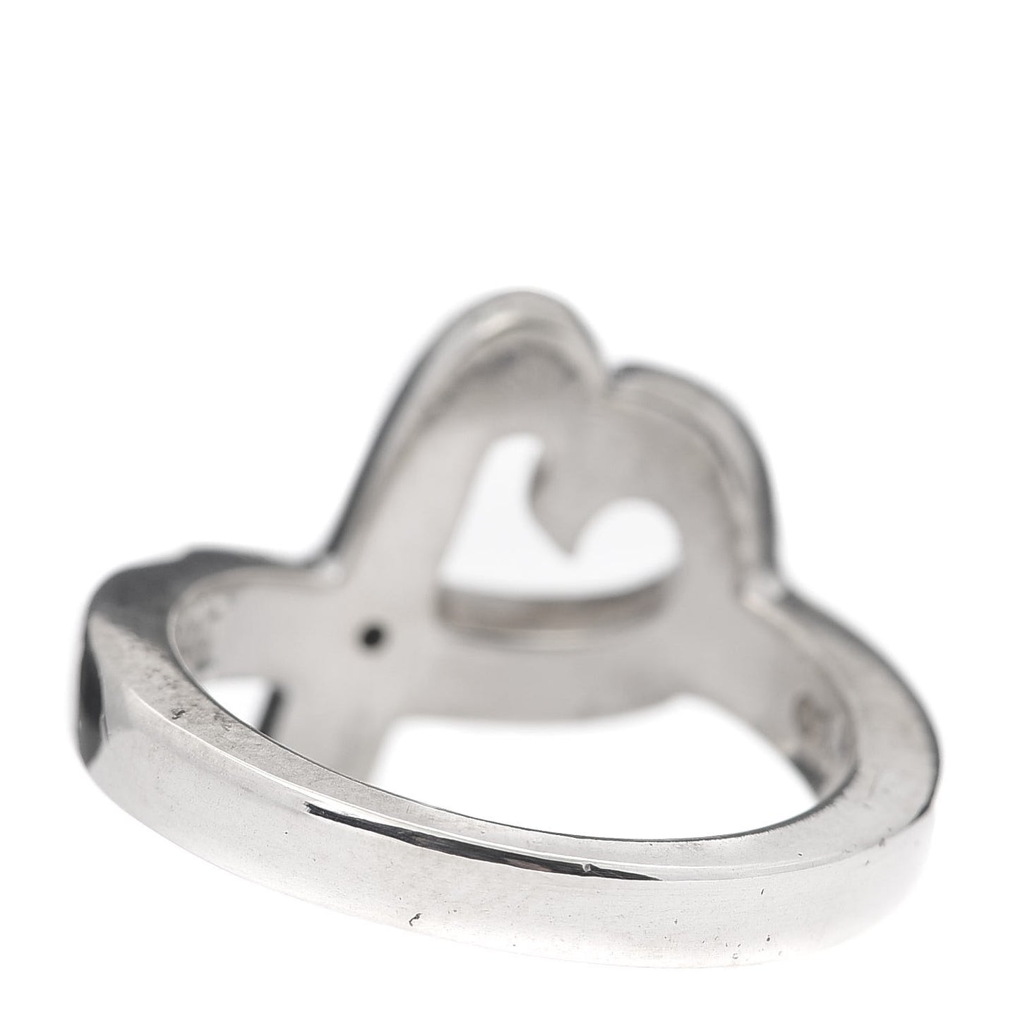 Sterling Silver Paloma Picasso Diamond Loving Heart Ring 49 4.75