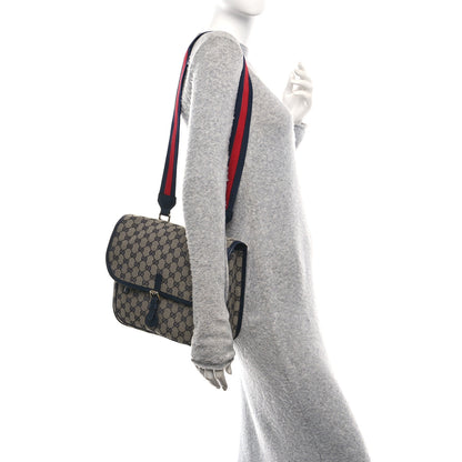Gucci Monogram Web Childrens Messenger Bag Beige Blue 2 of 10