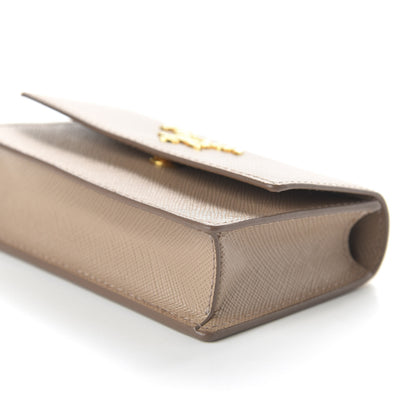 Prada Saffiano Card Holder With Chain Cammeo 7 of 10