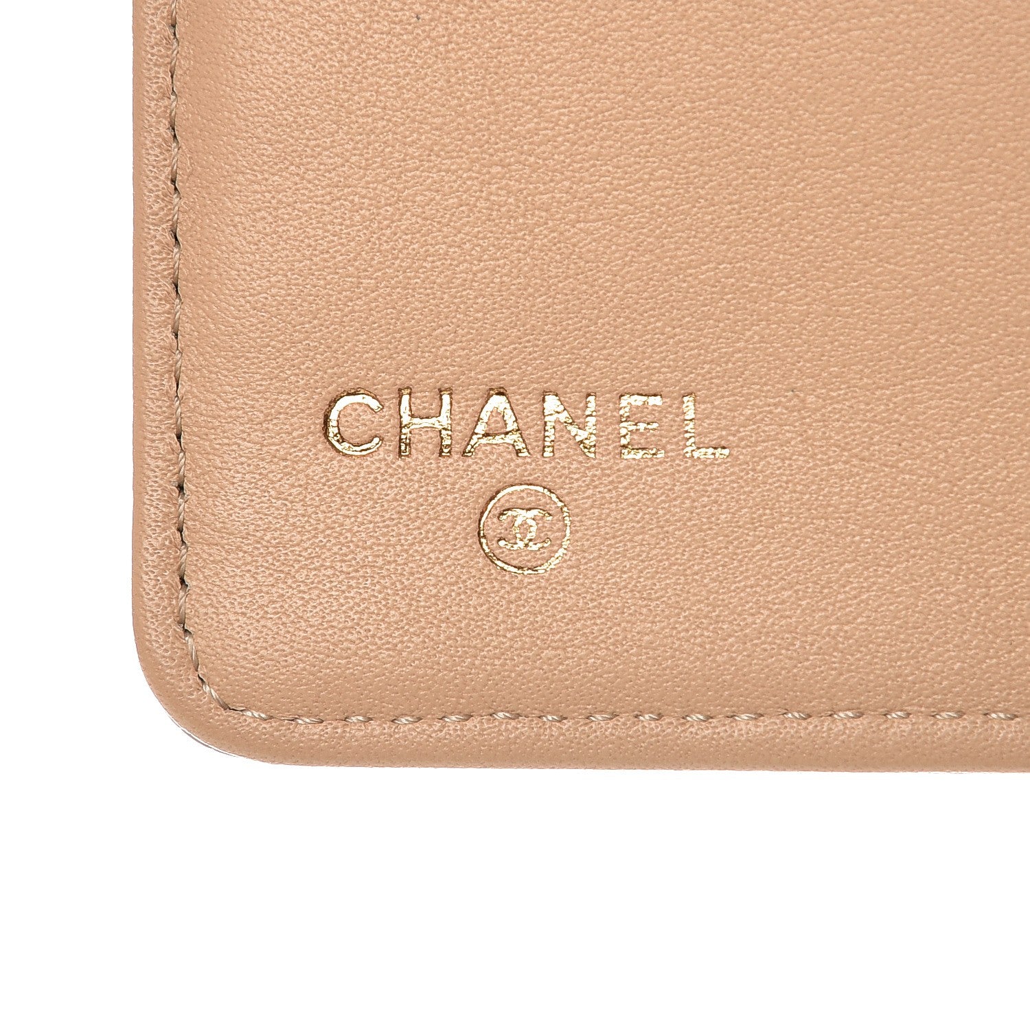 Chanel Caviar Timeless CC Yen Wallet Beige Clair 6 of 8