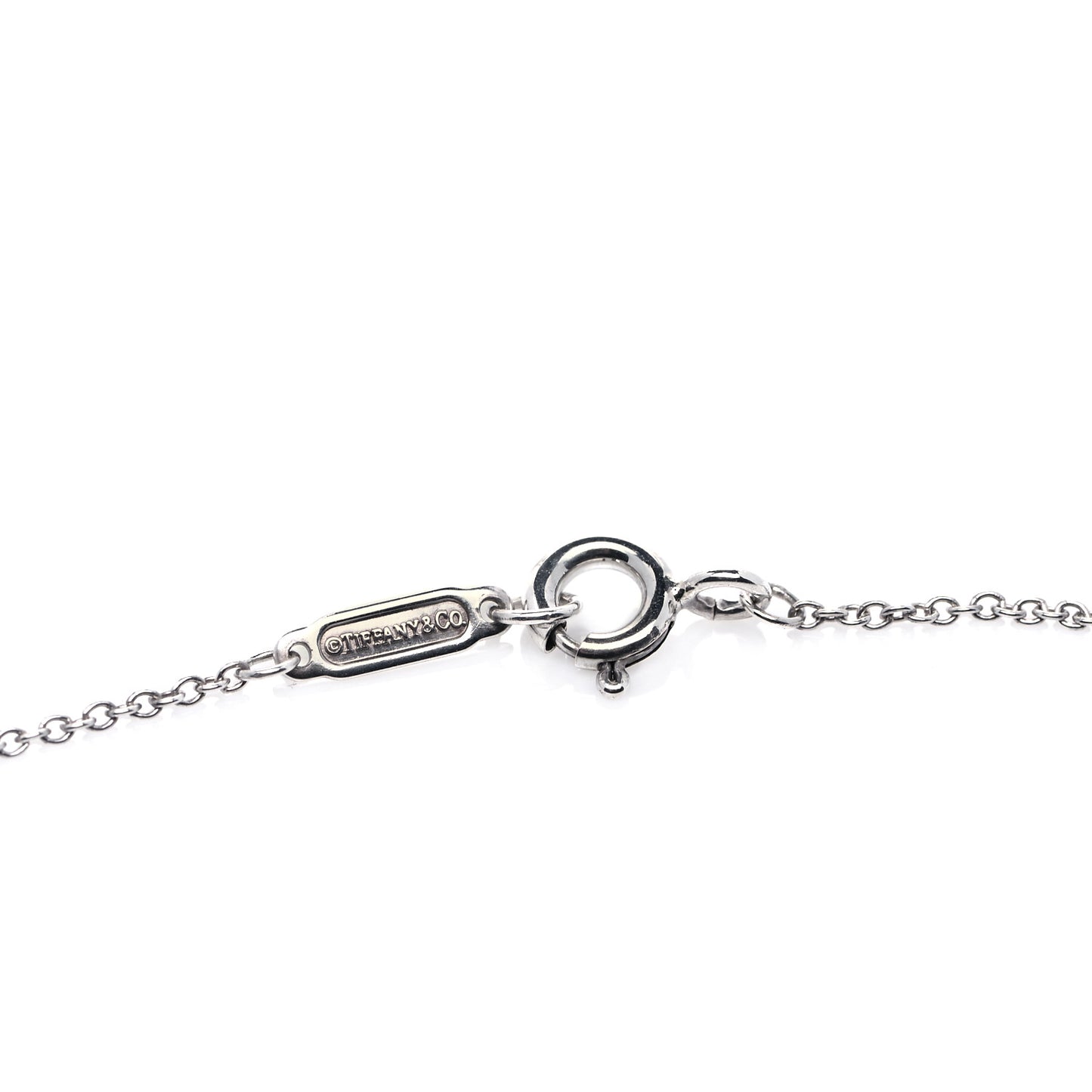 Sterling Silver Letter H Disc Pendant Necklace