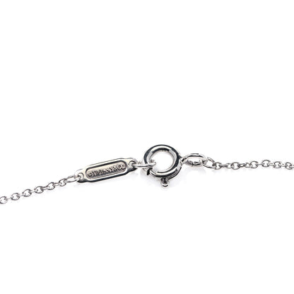Tiffany Sterling Silver Letter H Disc Pendant Necklace 4 of 4