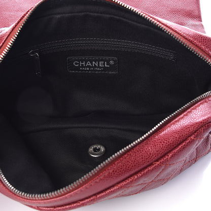 Chanel Iridescent Caviar Quilted Medium Chic Flap Red 6 of 10