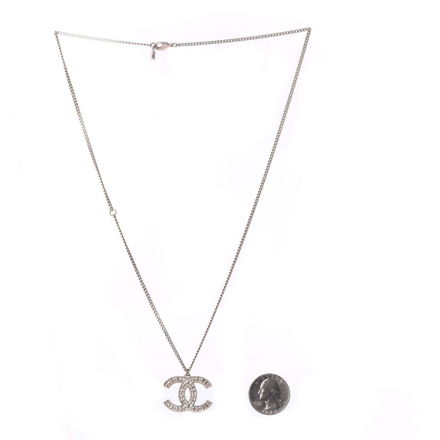 CC Pendant Necklace Gold