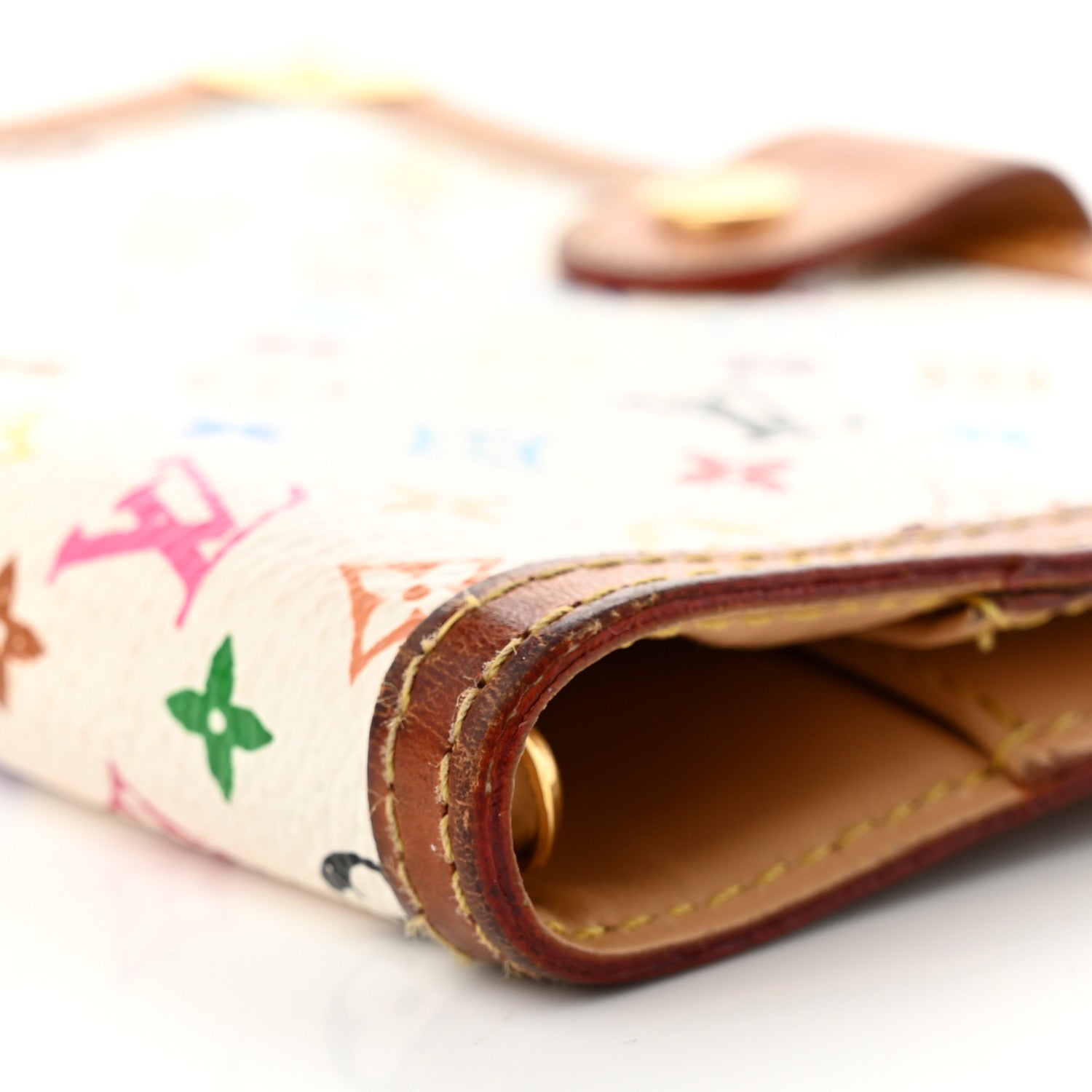 Louis Vuitton Monogram Multicolor Small Ring Agenda Cover White 8 of 9