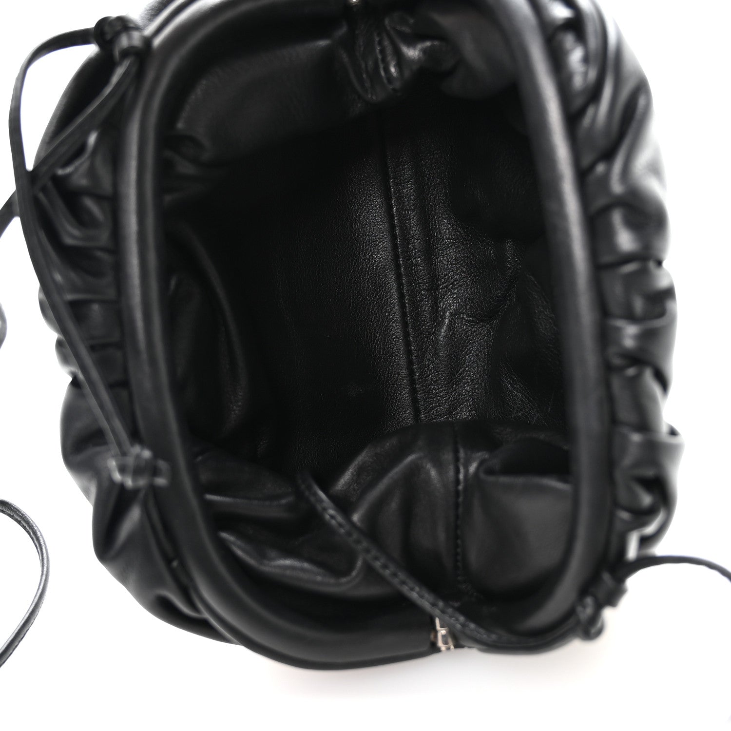Bottega Veneta Butter Calfskin The Mini Pouch Black 1839291