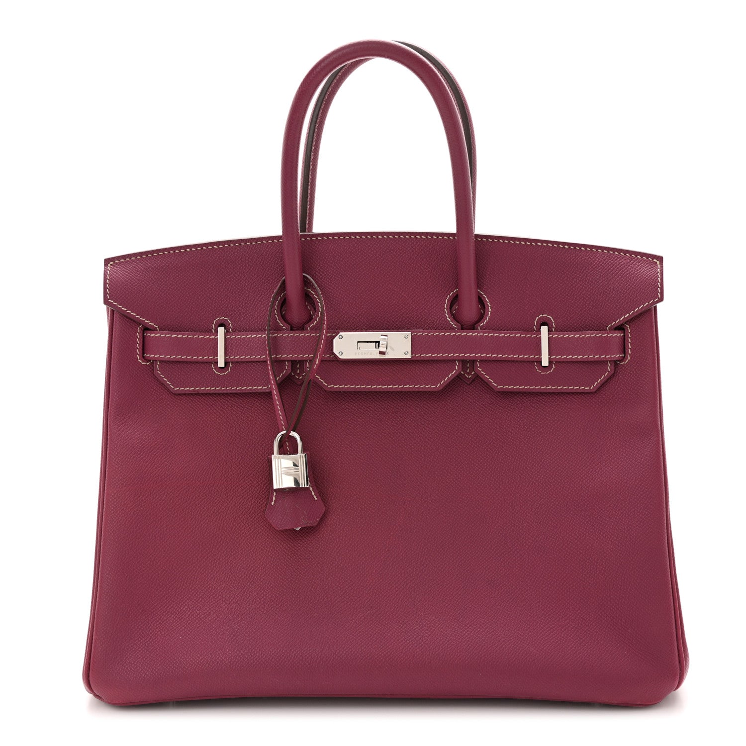 Hermes Epsom Candy Birkin 35 Tosca Rose Tyrien 1 of 14