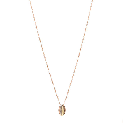 Cartier 18K Pink Yellow White Gold Baby Trinity Pendant Necklace 1 of 5