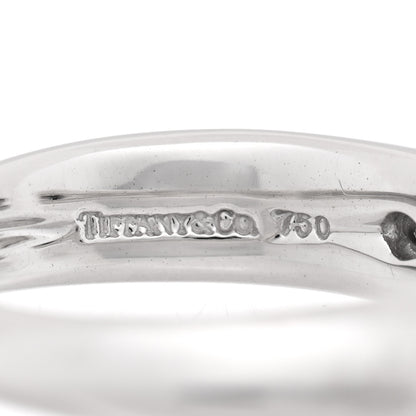 Tiffany 18K White Gold Diamond Paloma Picasso Tenderness Heart Ring 52 6 4 of 4