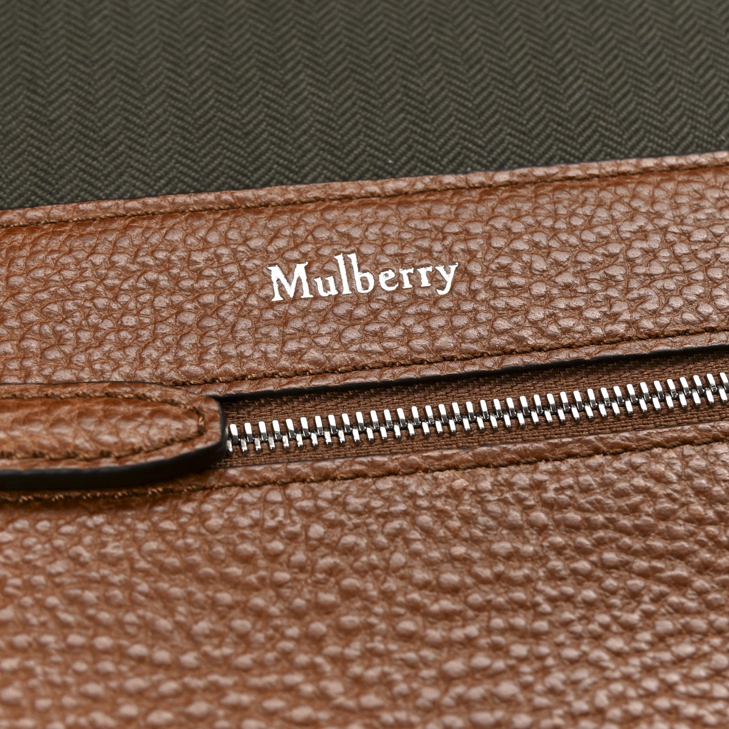 Mulberry Calfskin Belgrave Document Portfolio Oak 11 of 12