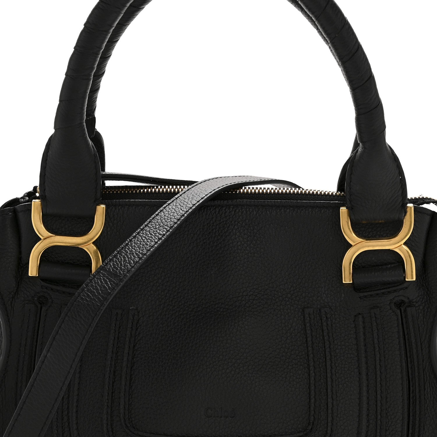 Chloe Calfskin Small Marcie Satchel Black 8 of 12