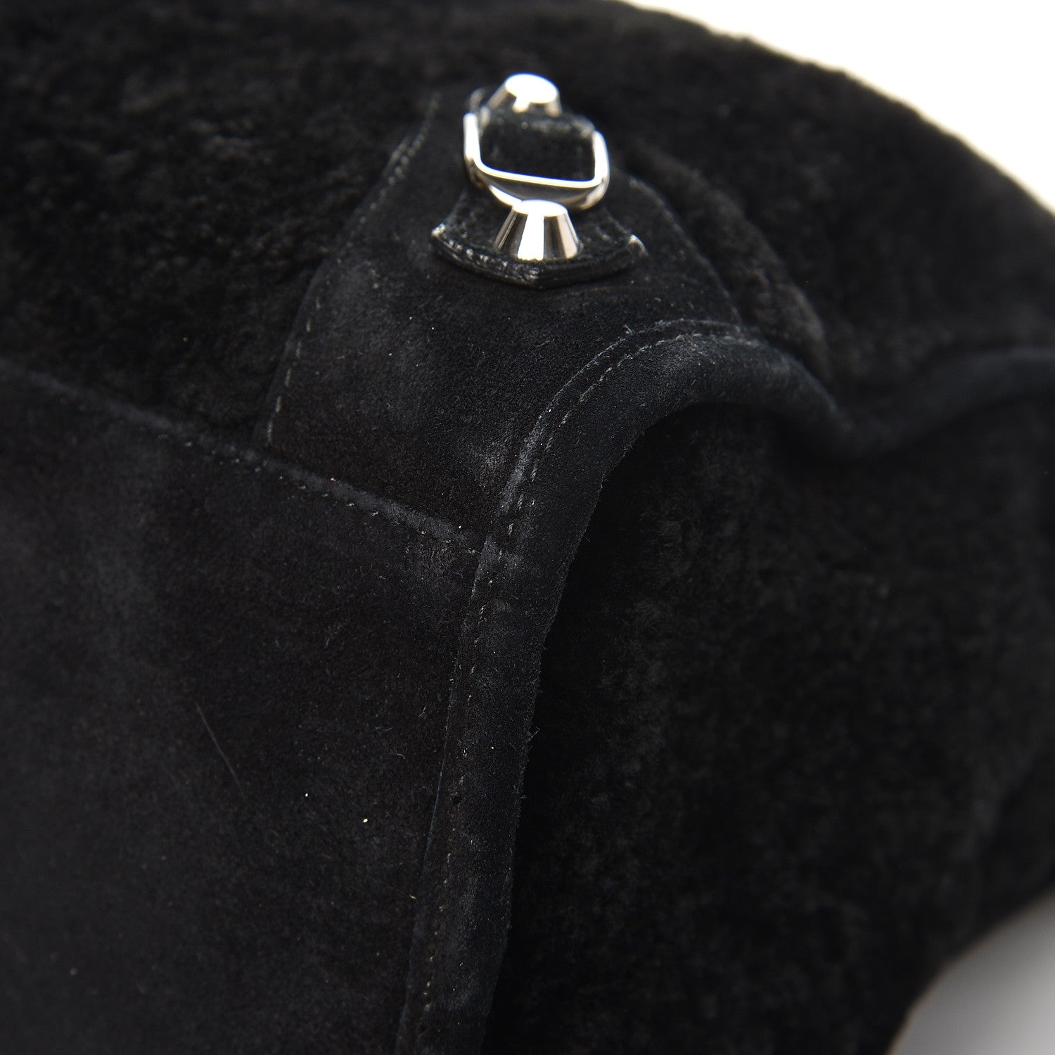 Balenciaga Shearling Suede Classic Hardware City Black 9 of 12