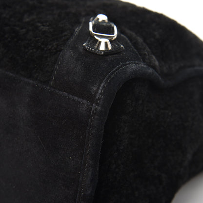 Balenciaga Shearling Suede Classic Hardware City Black 9 of 12