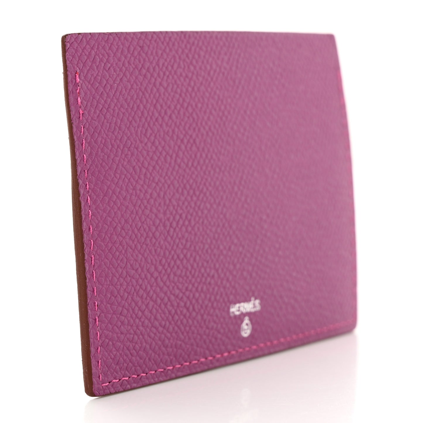Epsom Chevre Mysore Calfskin Matte Alligator Histoire Naturelle Petit H Card Holder Warm Colors