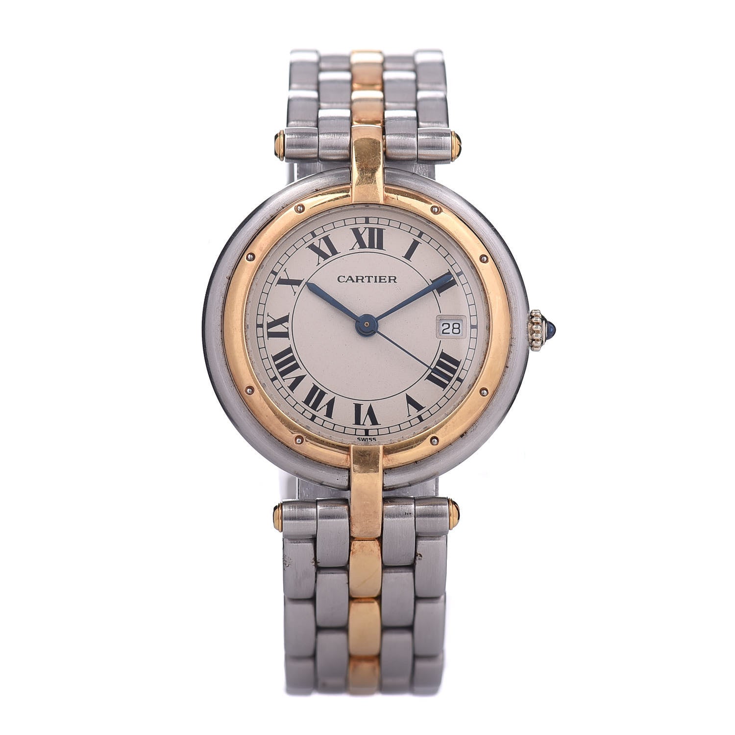 Cartier Stainless Steel 18K Yellow Gold 29mm Panthere Vendome Quartz Watch 1 of 4