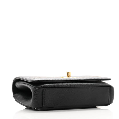 Chanel Grained Calfskin Embroidered Captain Gold Belt Bag Black 4 of 10