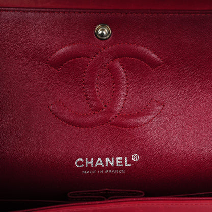 Chanel Patent Calfskin Quilted Medium Double Flap Red 6 of 8