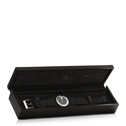 Gucci Stainless Steel Calfskin 31mm 104 Quartz Watch Black 5 of 5