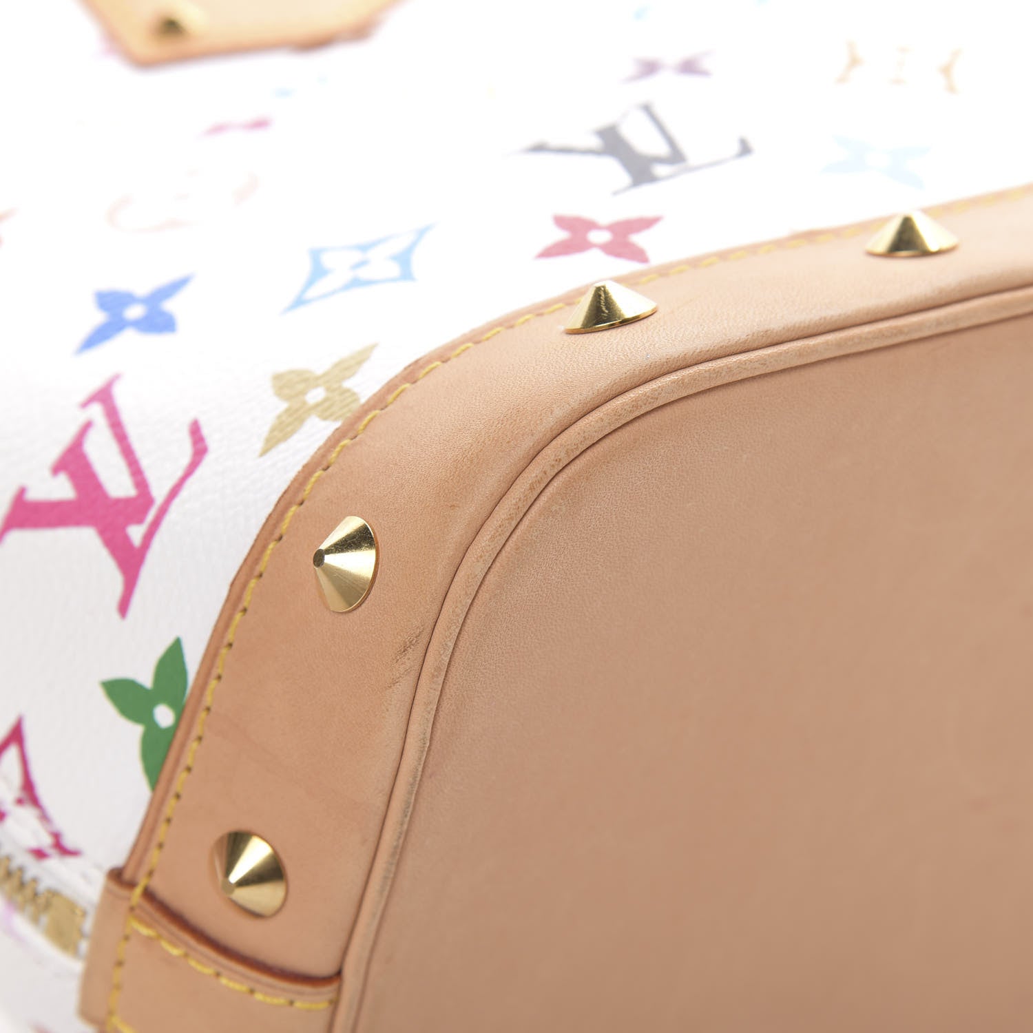 Louis Vuitton Monogram Multicolor Alma White 13 of 18