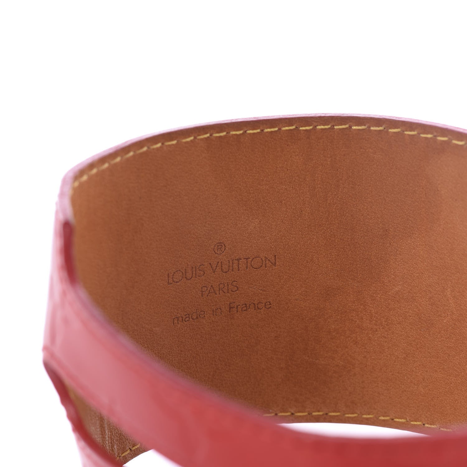 Louis Vuitton Vernis Charlton Bracelet Rouge 3 of 4
