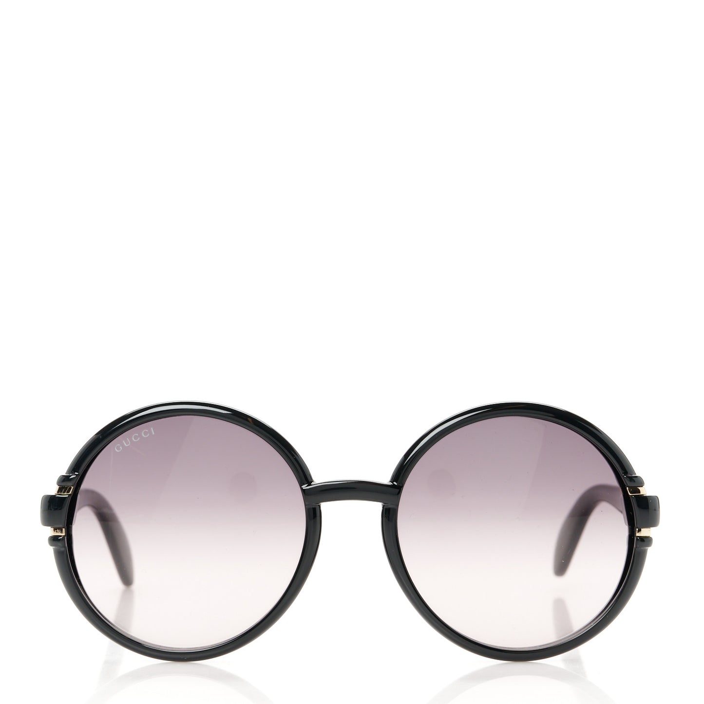 Acetate Round Sunglasses GG 1067/S Black