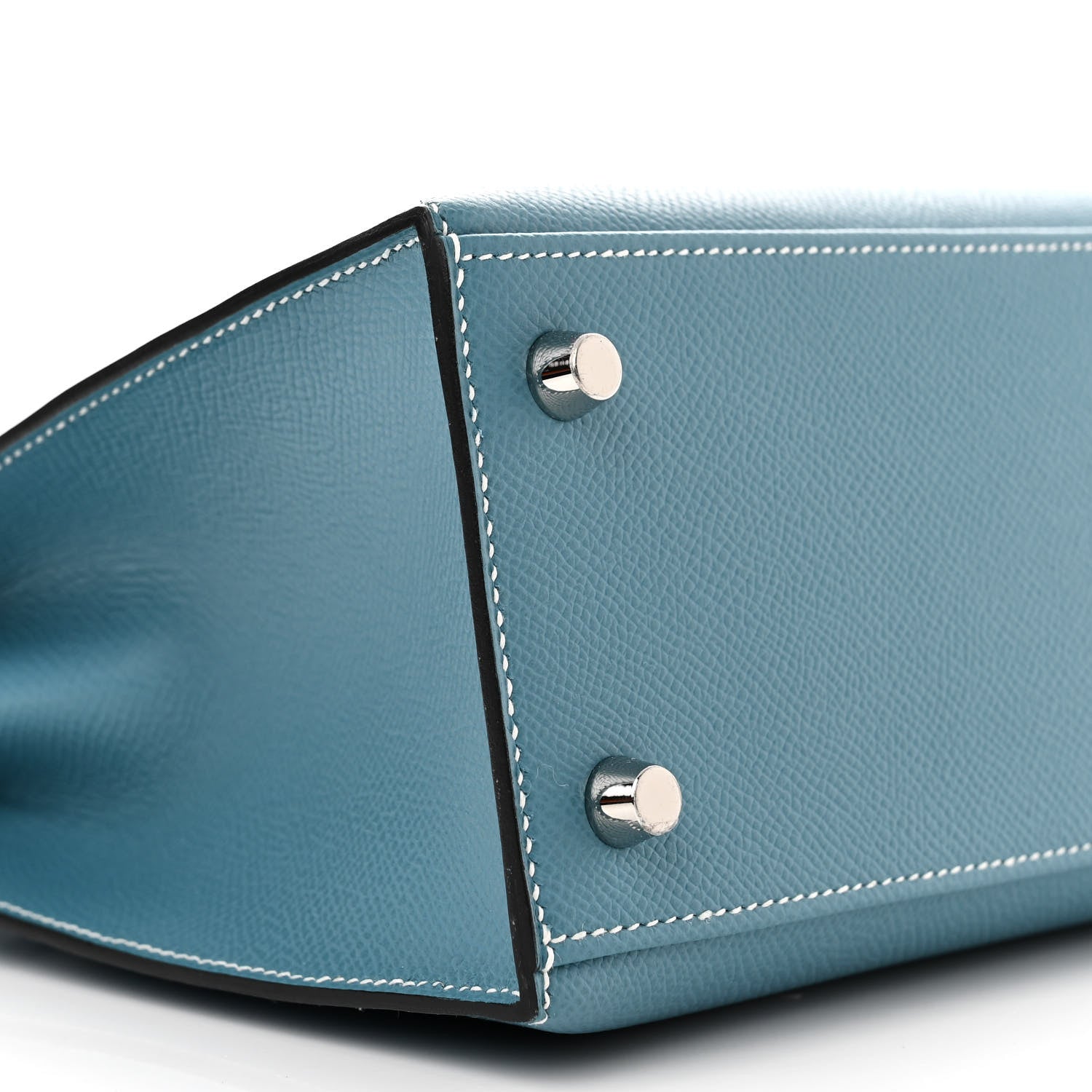 Hermes Epsom Kelly Sellier 25 New Blue Jean 9 of 11