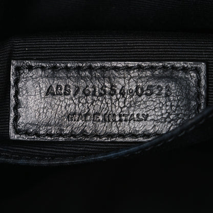 Saint Laurent Calfskin Matelasse Monogram Monochrome Lou Camera Bag Black 7 of 11