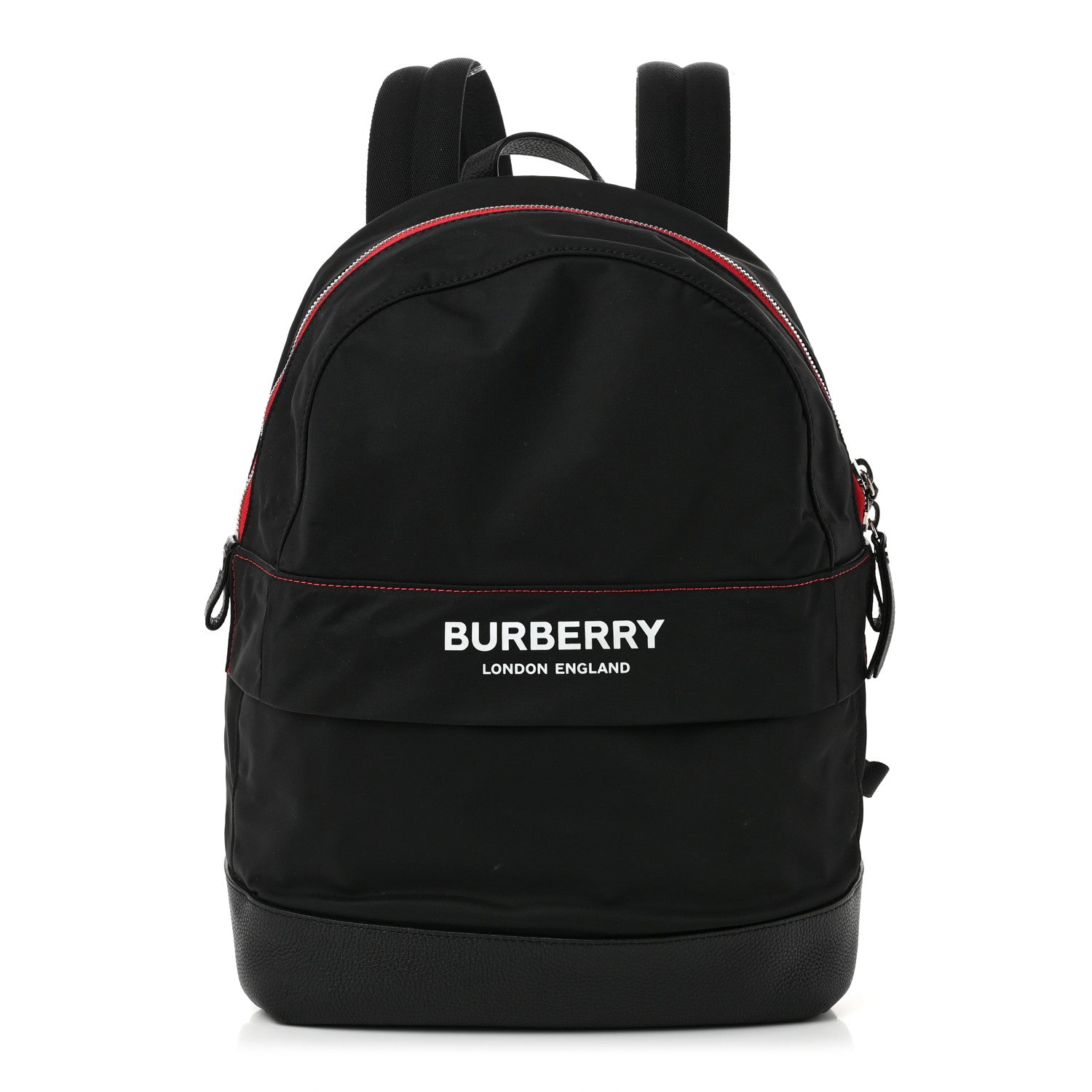Burberry Nylon Medium Logo Backpack Black 1 of 11