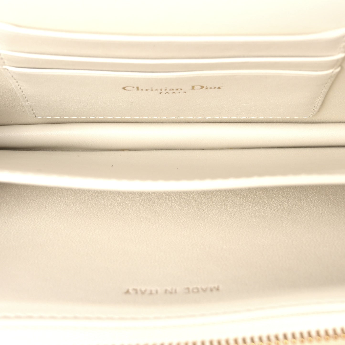 Lambskin Macrocannage Mini Miss Caro Bag Latte