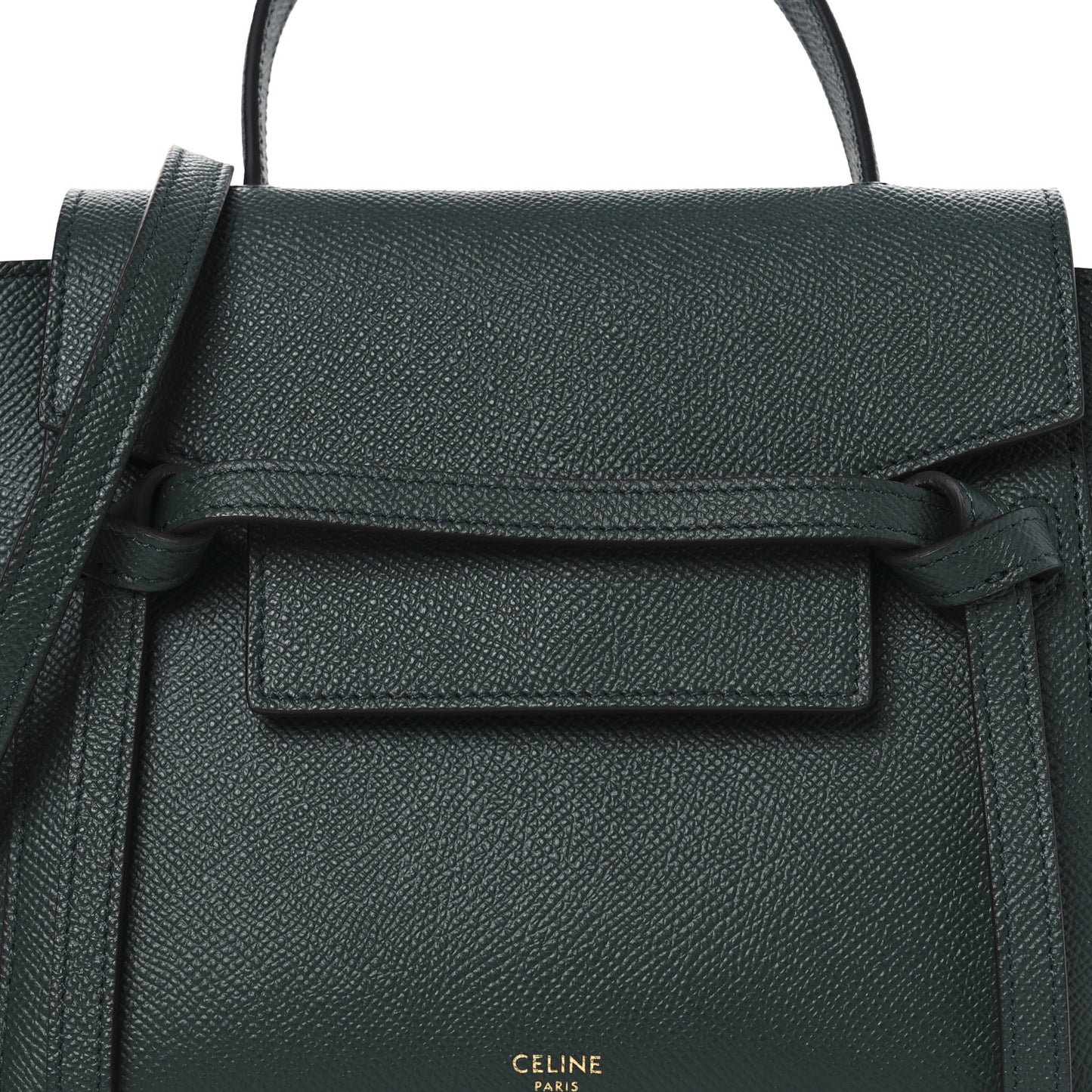 Grained Calfskin Nano Belt Bag Amazone