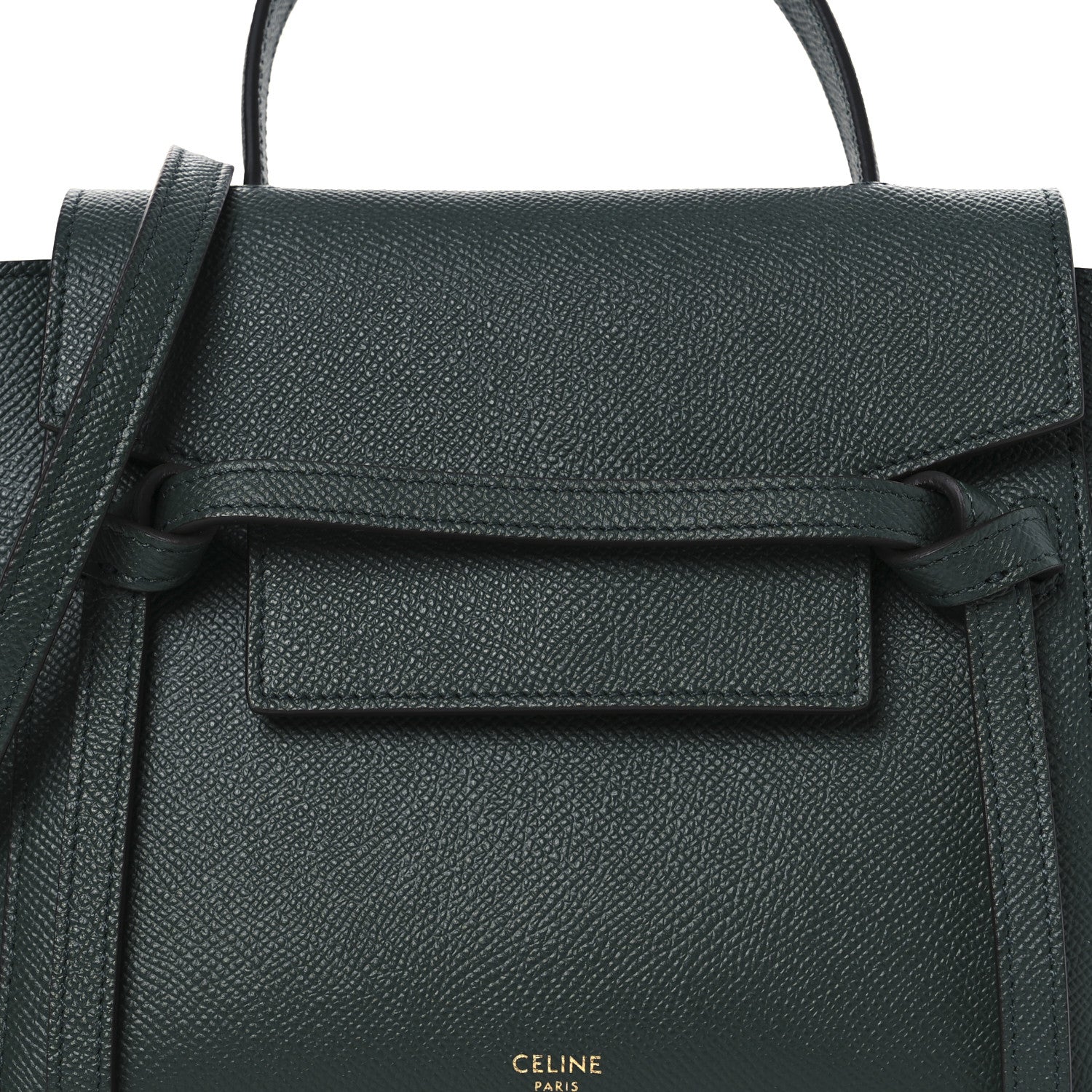 Celine Grained Calfskin Nano Belt Bag Amazone 8 of 10