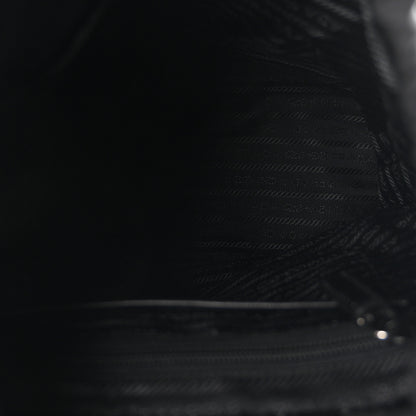 Prada Tessuto Nylon Vela Small Double Buckle Backpack Black 4 of 9